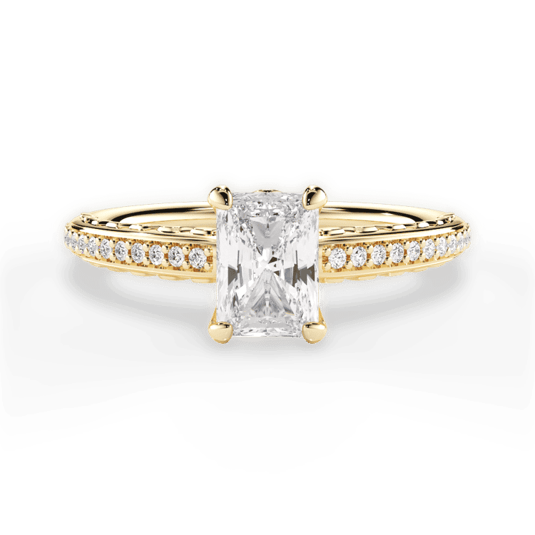 14kt Yellow Gold/18kt Yellow Gold/radiant/top sku 1RAZ2851