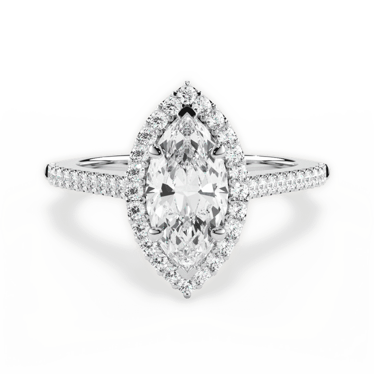14kt White Gold/18kt White Gold/Platinum/marquise/top sku 1MZ4746