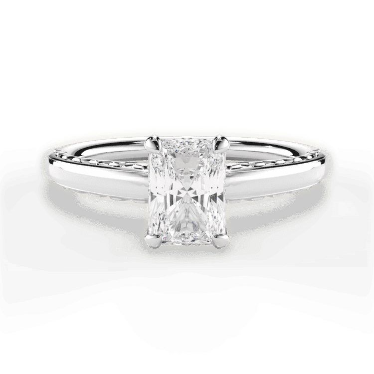 14kt White Gold/18kt White Gold/Platinum/radiant/top sku 1RAZ2850
