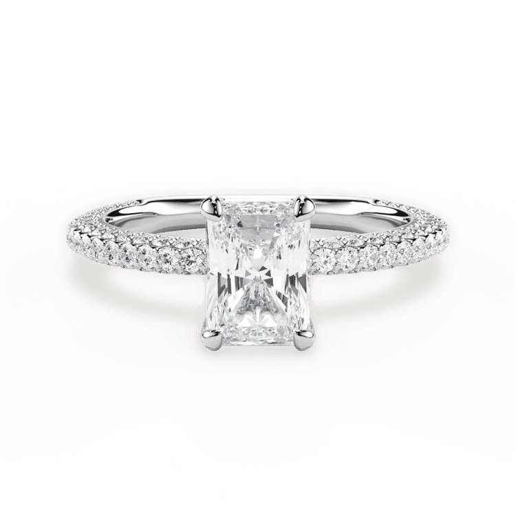 14kt White Gold/18kt White Gold/Platinum/radiant/top sku 1RAZ1411