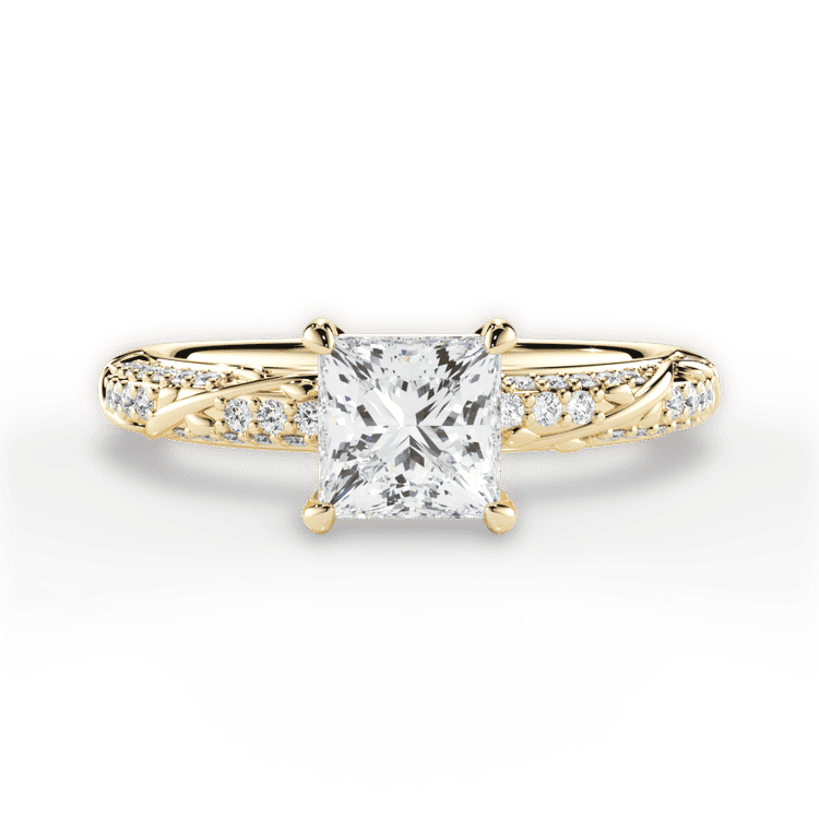 14kt Yellow Gold/18kt Yellow Gold/princess/top sku 1PCZ4739