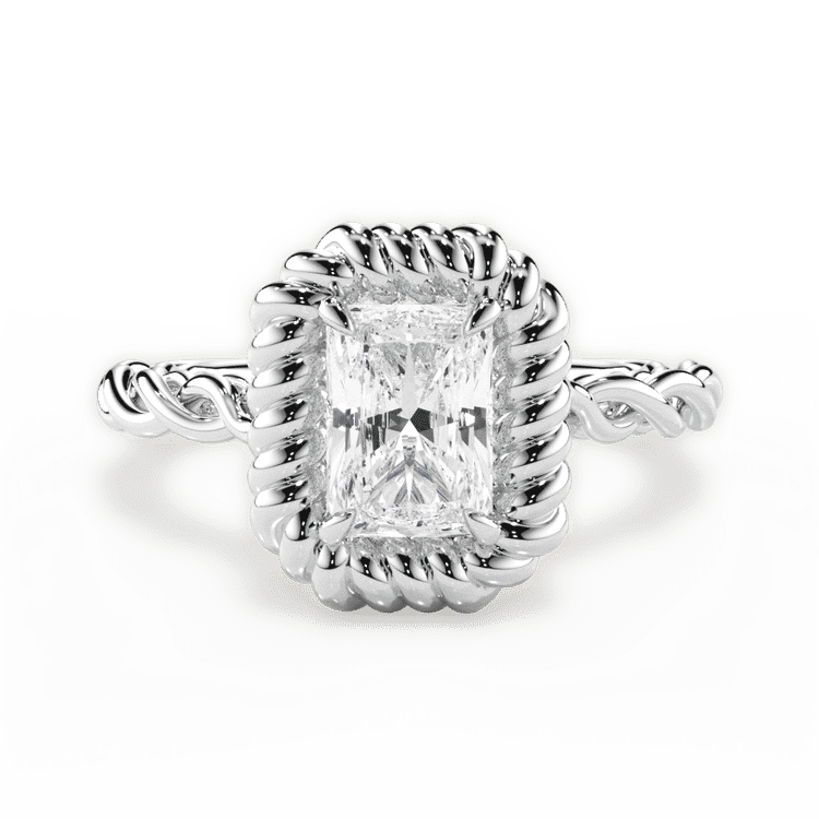 14kt White Gold/18kt White Gold/Platinum/radiant/top sku 1RAZ4766