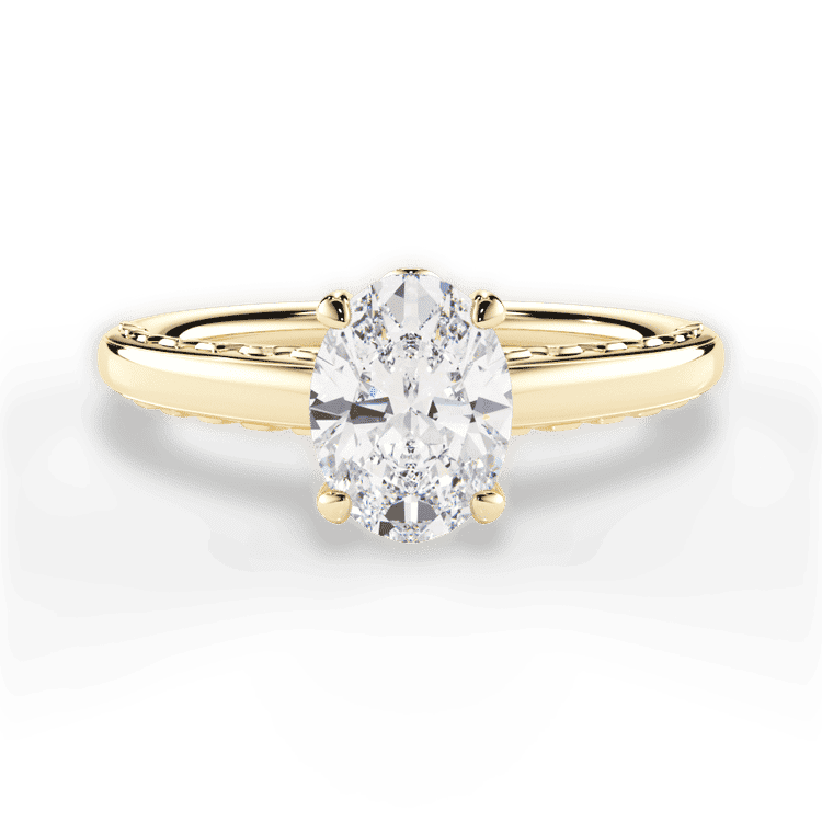 14kt Yellow Gold/18kt Yellow Gold/oval/top sku 1OZ2850