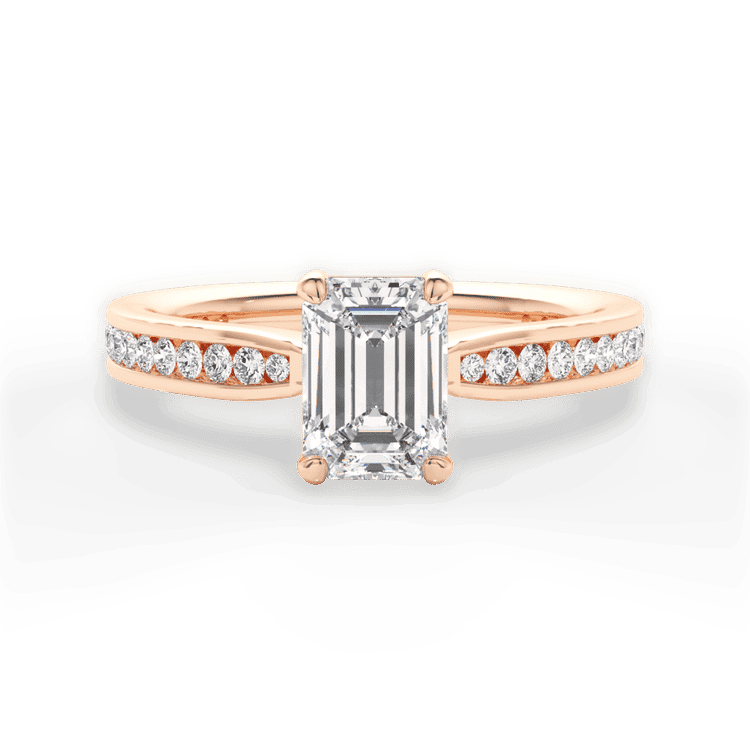 14kt Rose Gold/18kt Rose Gold/emerald/top sku 1ECZ3447