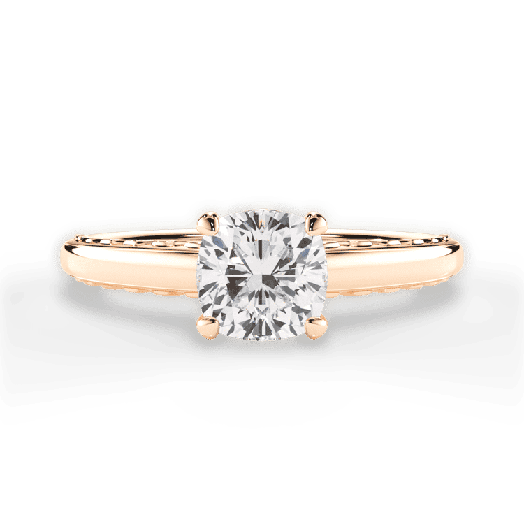 14kt Rose Gold/18kt Rose Gold/cushion/top sku 1CUZ2850