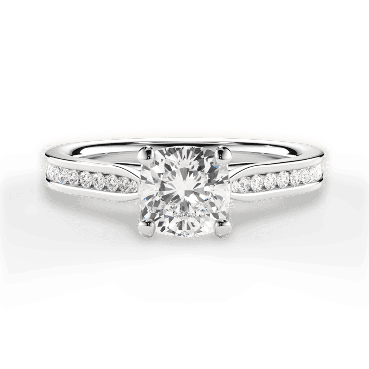 14kt White Gold/18kt White Gold/Platinum/cushion/top sku 1CUZ2487