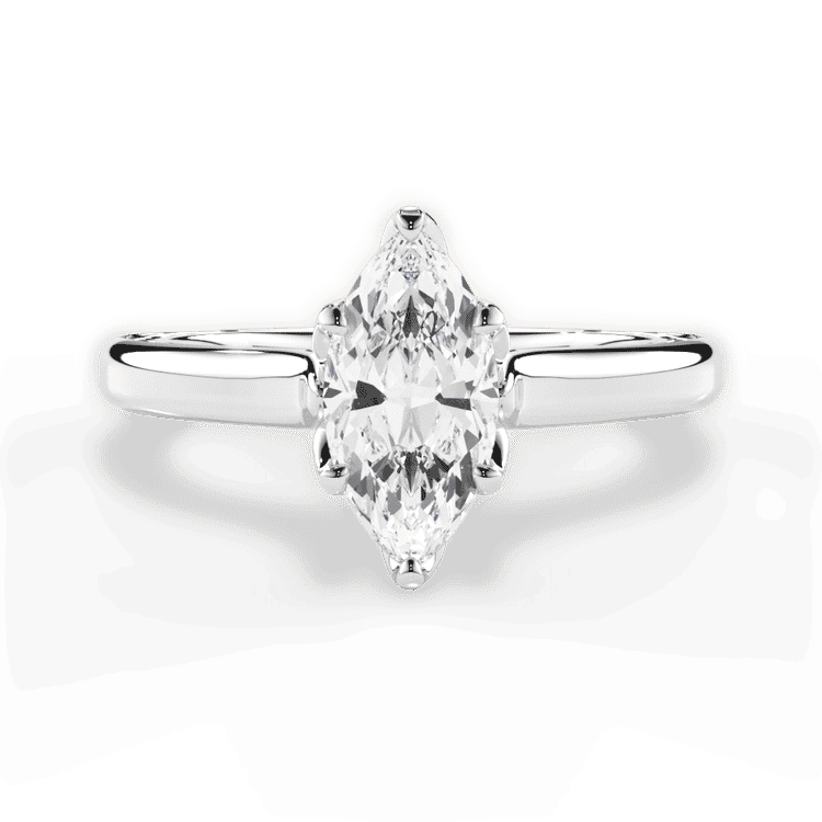 14kt White Gold/18kt White Gold/Platinum/marquise/top sku 1MZ2828