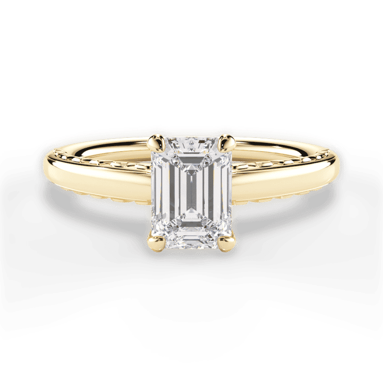 14kt Yellow Gold/18kt Yellow Gold/emerald/top sku 1ECZ2850