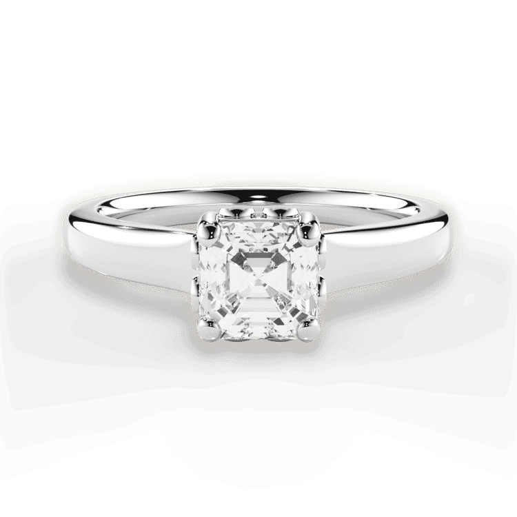 14kt White Gold/18kt White Gold/Platinum/asscher/top sku 1ASZ2465