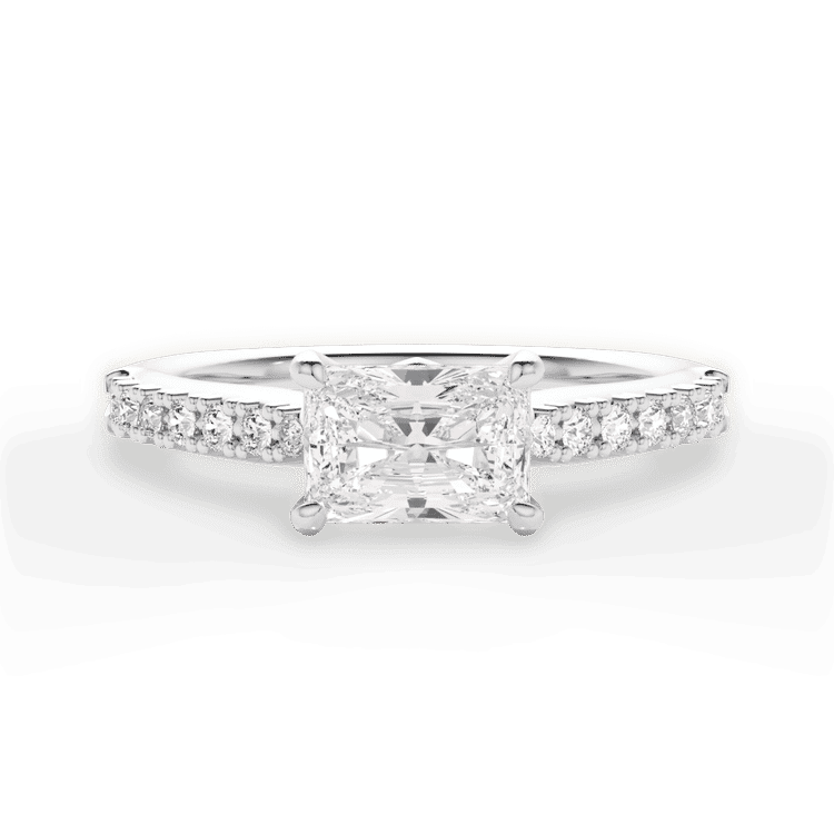 14kt White Gold/18kt White Gold/Platinum/radiant/top sku 1RAZ2496