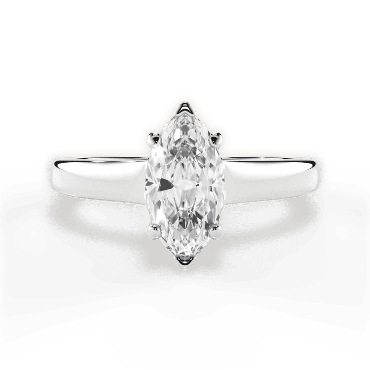 14kt White Gold/18kt White Gold/Platinum/marquise/top sku 1MZ2465