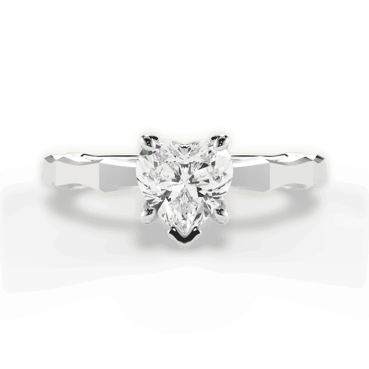 14kt White Gold/18kt White Gold/Platinum/heart/top sku 1HZ1360