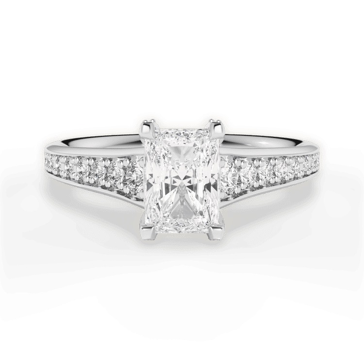 14kt White Gold/18kt White Gold/Platinum/radiant/top sku 1RAZ2378