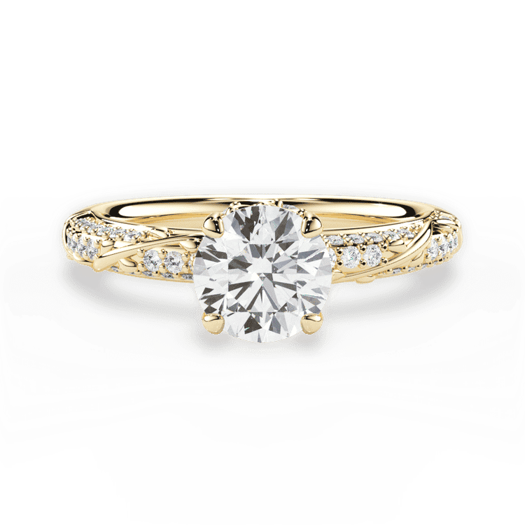 14kt Yellow Gold/18kt Yellow Gold/round/top sku 1RZ4716