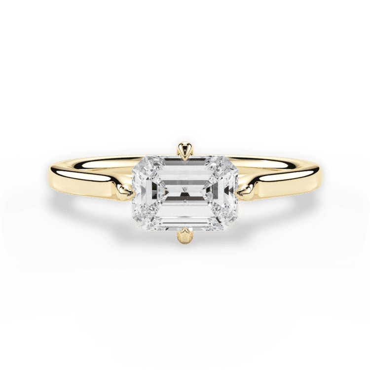 14kt Yellow Gold/18kt Yellow Gold/emerald/top sku 1ECZ1402
