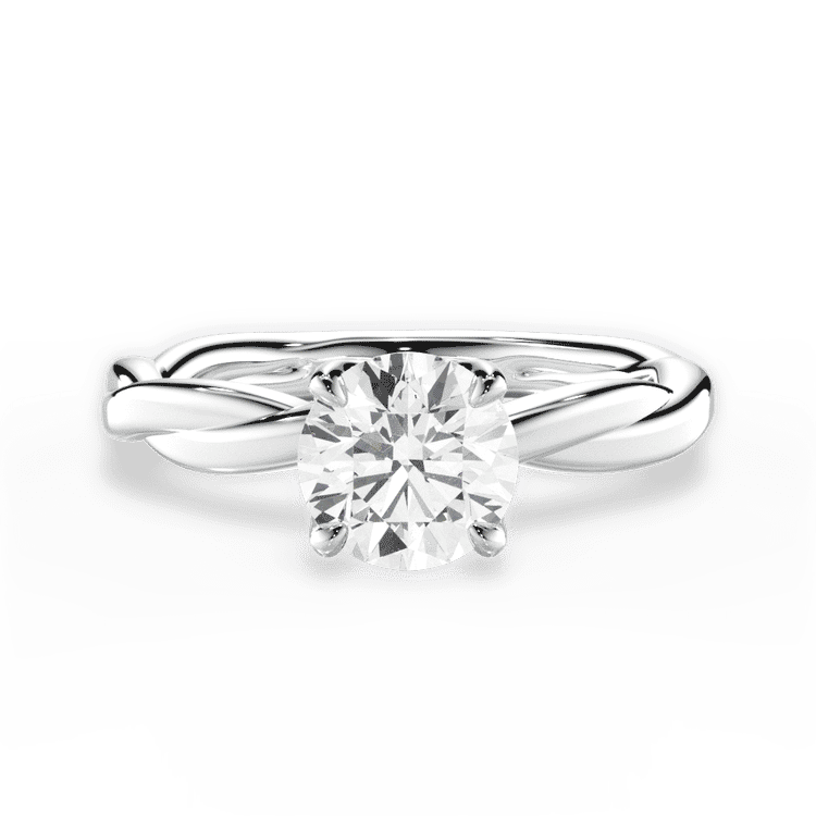 14kt White Gold/18kt White Gold/Platinum/round/top sku 1RZ4702