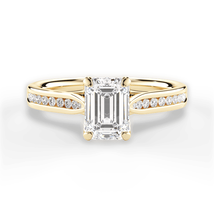 14kt Yellow Gold/18kt Yellow Gold/emerald/top sku 1ECZ2487