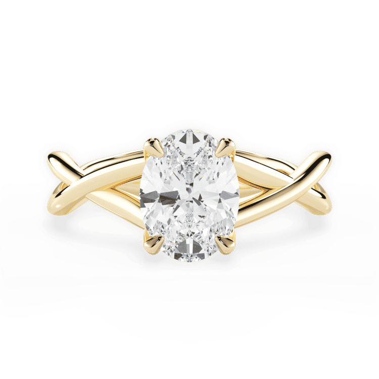 14kt Yellow Gold/18kt Yellow Gold/oval/top sku 1OZ4706