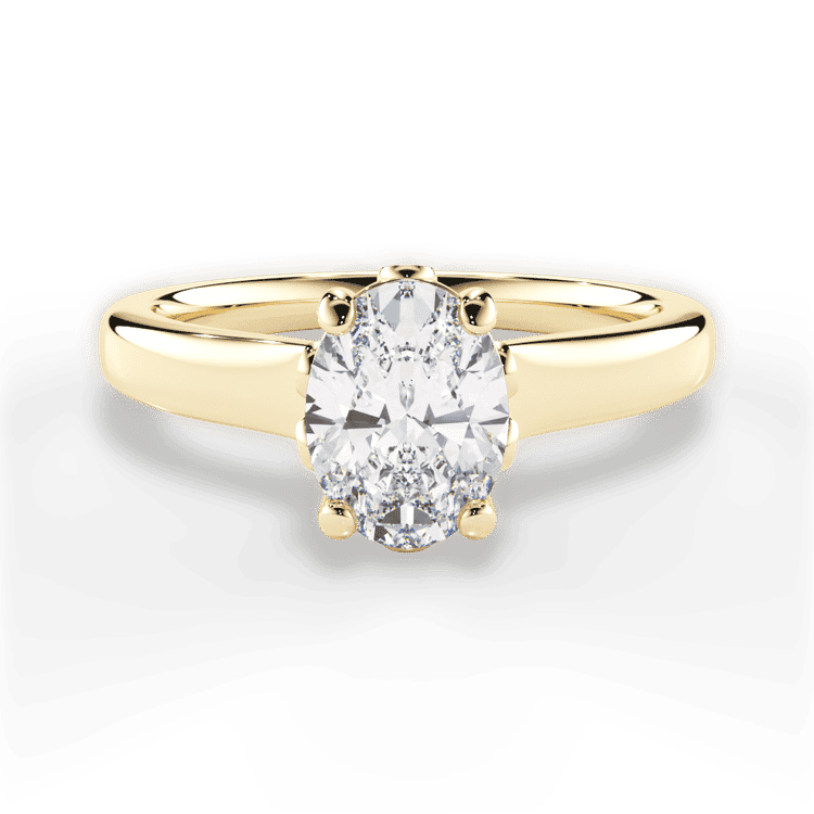 14kt Yellow Gold/18kt Yellow Gold/oval/top sku 1OZ2465