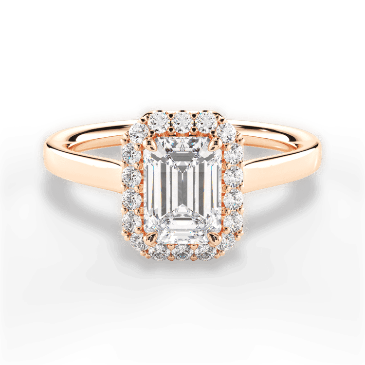 14kt Rose Gold/18kt Rose Gold/emerald/top sku 1ECZ1329