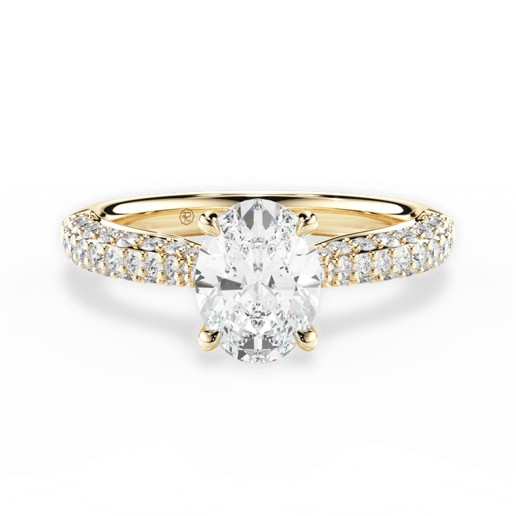 14kt Yellow Gold/18kt Yellow Gold/oval/top sku 1OZ1350