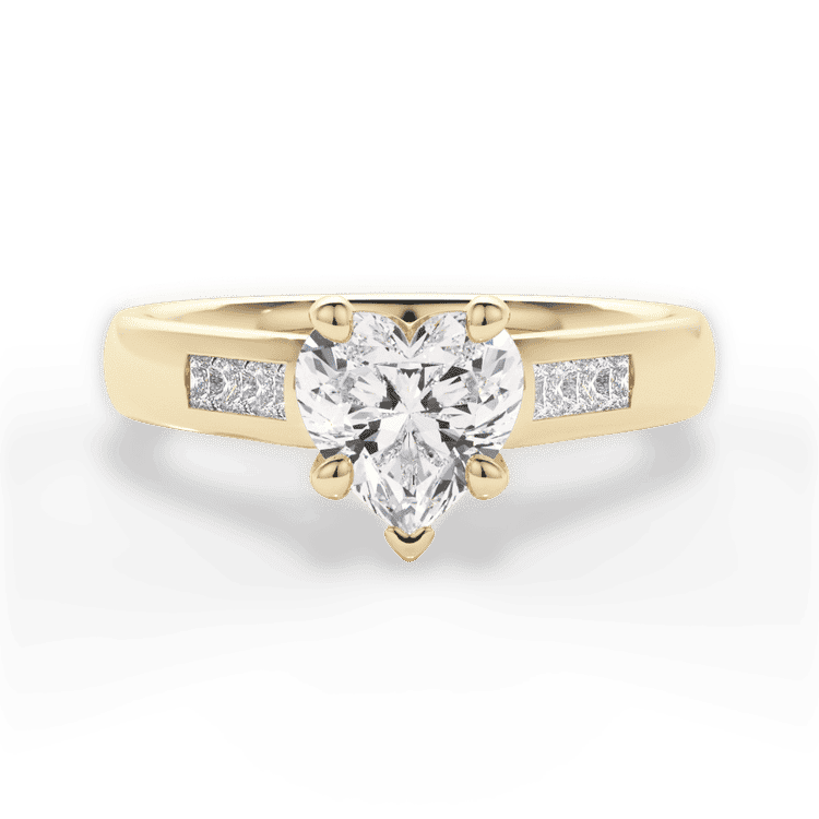 14kt Yellow Gold/18kt Yellow Gold/heart/top sku 1HZ1193