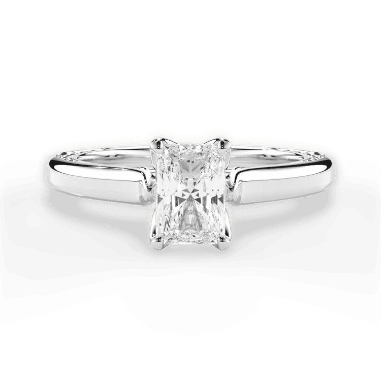 14kt White Gold/18kt White Gold/Platinum/radiant/top sku 1RAZ2828