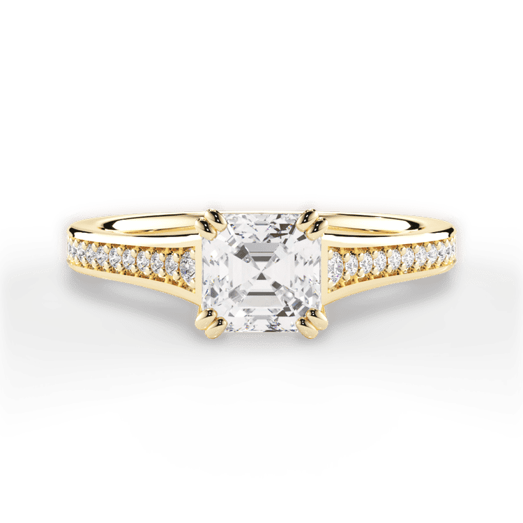 14kt Yellow Gold/18kt Yellow Gold/asscher/top sku 1ASZ2493