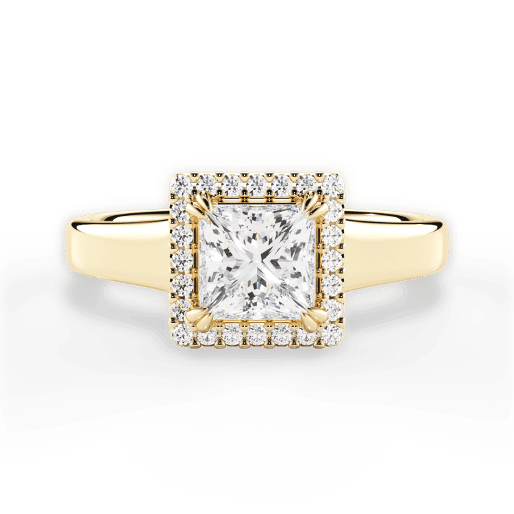 14kt Yellow Gold/18kt Yellow Gold/princess/top sku 1PCZ3780