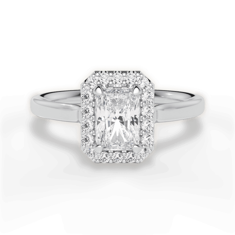 14kt White Gold/18kt White Gold/Platinum/radiant/top sku 1RAZ1329