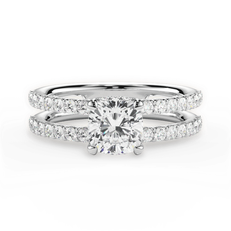 14kt White Gold/18kt White Gold/Platinum/cushion/top sku 1CUZ1401