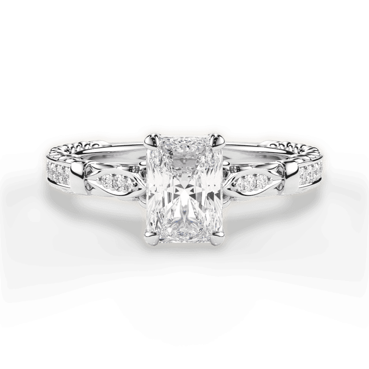 14kt White Gold/18kt White Gold/Platinum/radiant/top sku 1RAZ1521