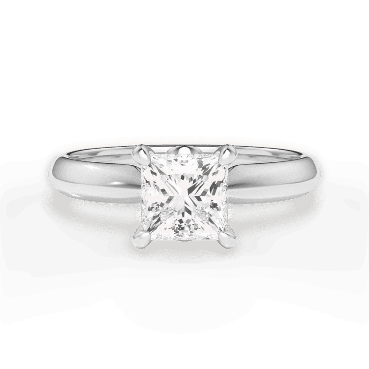 14kt White Gold/18kt White Gold/Platinum/princess/top sku 1PCZ7264
