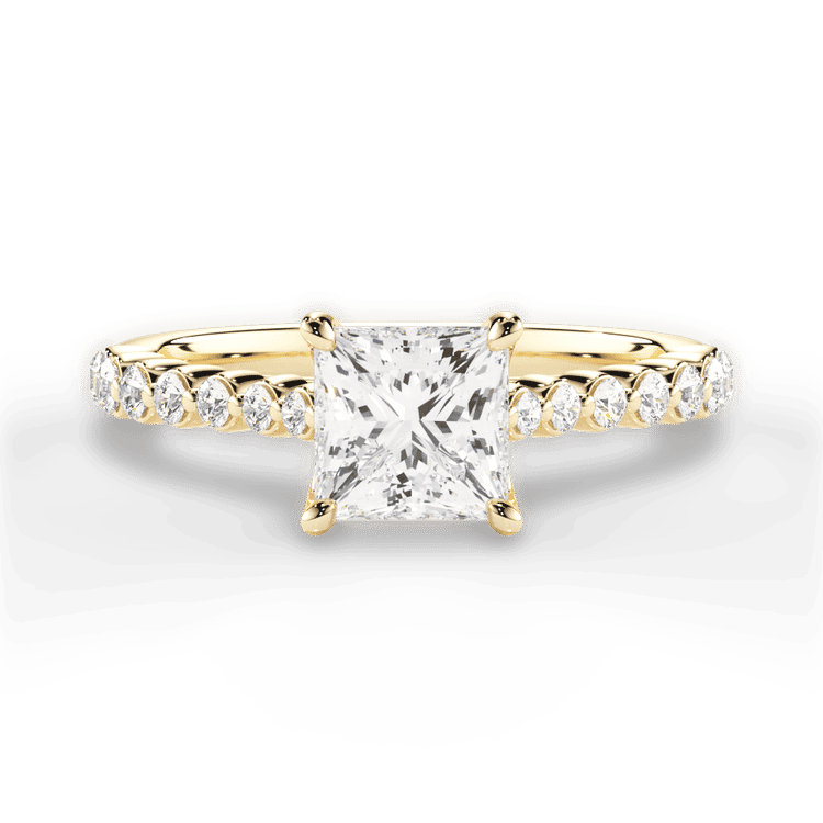14kt Yellow Gold/18kt Yellow Gold/princess/top sku 1PCZ1511