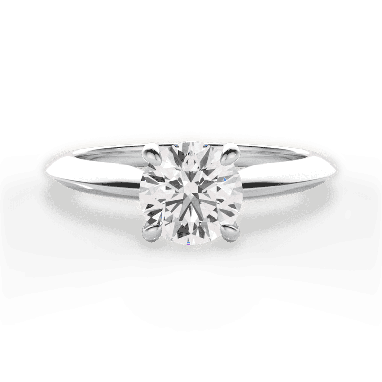14kt White Gold/18kt White Gold/Platinum/round/top sku 1RZ7264