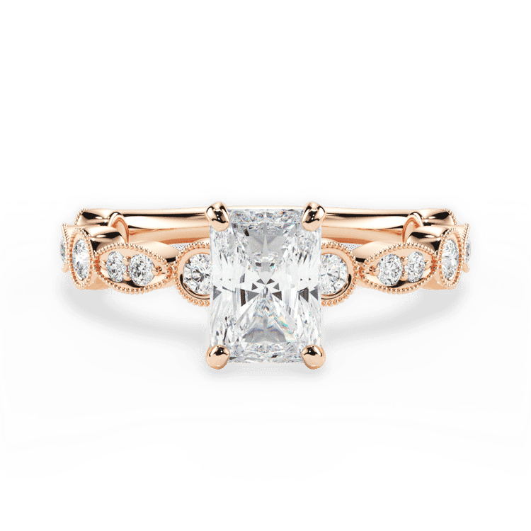 14kt Rose Gold/18kt Rose Gold/radiant/top sku 1RAZ4718