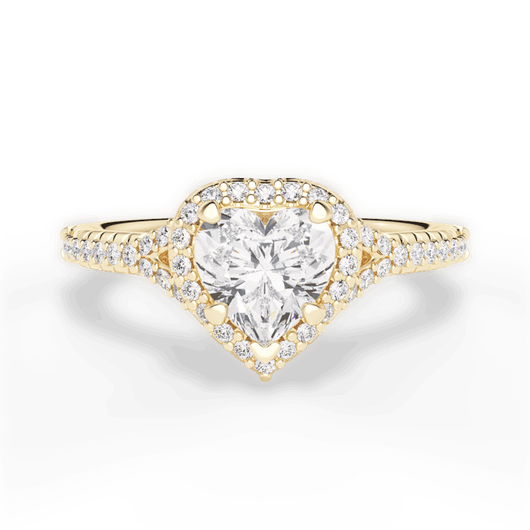 14kt Yellow Gold/18kt Yellow Gold/heart/top sku 1HZ3766