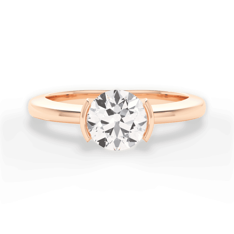 14kt Rose Gold/18kt Rose Gold/round/top sku 1RZ1065