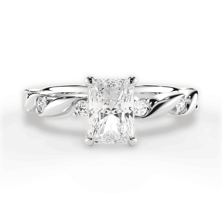 14kt White Gold/18kt White Gold/Platinum/radiant/top sku 1RAZ1501