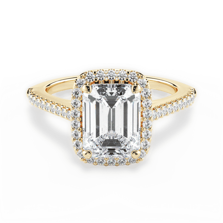 14kt Yellow Gold/18kt Yellow Gold/emerald/top sku 1ECZ4746