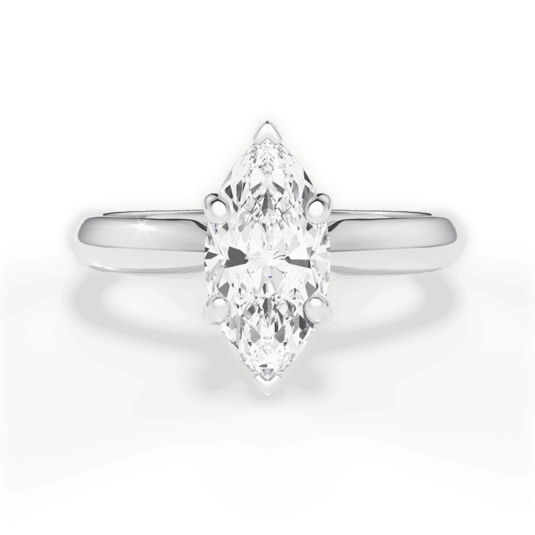 14kt White Gold/18kt White Gold/Platinum/marquise/top sku 1MZ7261