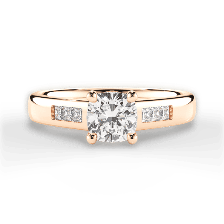 14kt Rose Gold/18kt Rose Gold/cushion/top sku 1CUZ1193