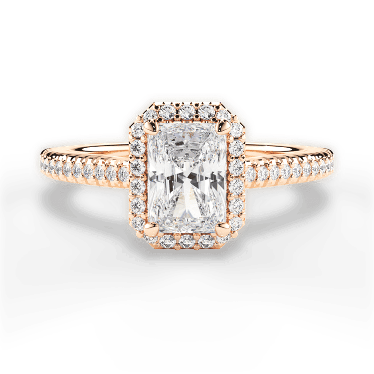 14kt Rose Gold/18kt Rose Gold/radiant/top sku 1RAZ3702