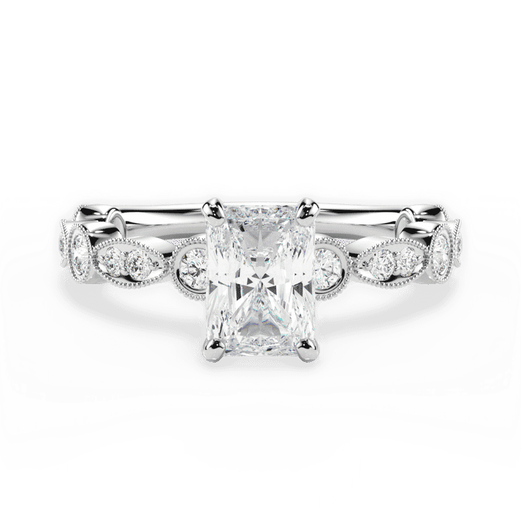 14kt White Gold/18kt White Gold/Platinum/radiant/top sku 1RAZ4718