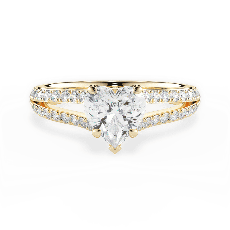 14kt Yellow Gold/18kt Yellow Gold/heart/top sku 1HZ2488