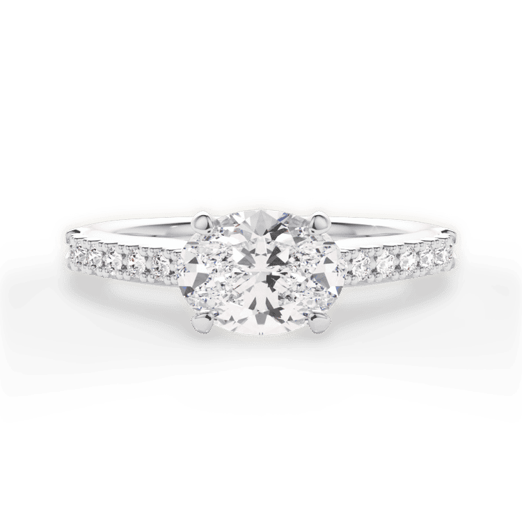 14kt White Gold/18kt White Gold/Platinum/oval/top sku 1OZ2496