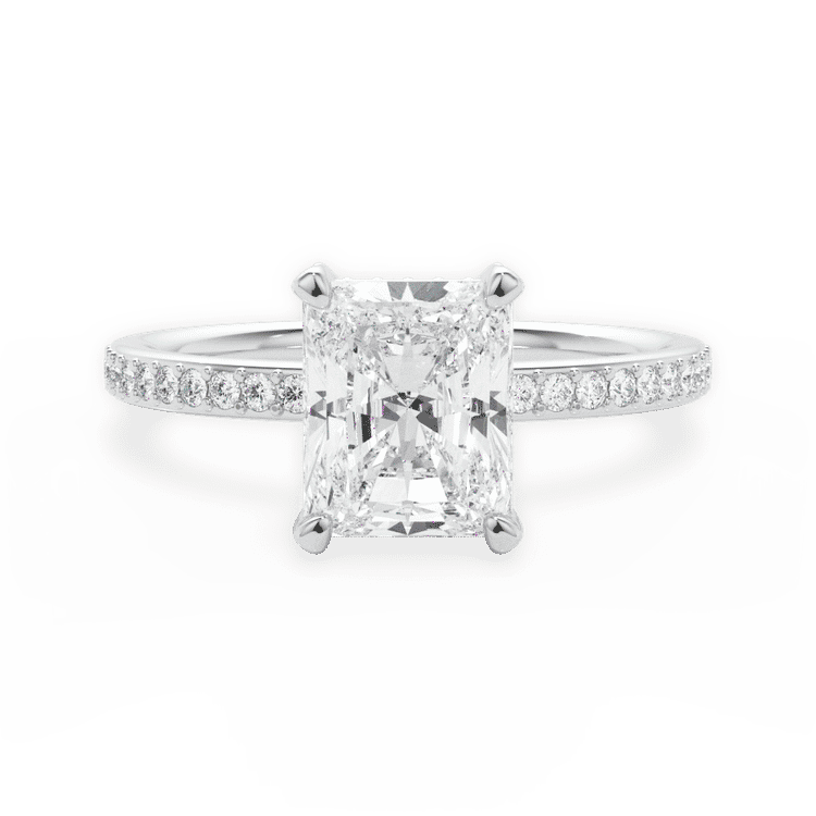 14kt White Gold/18kt White Gold/Platinum/radiant/top sku 1RAZ1509