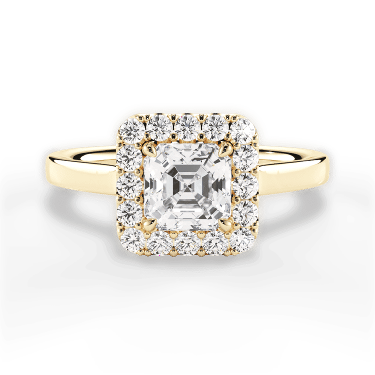 14kt Yellow Gold/18kt Yellow Gold/asscher/top sku 1ASZ1329