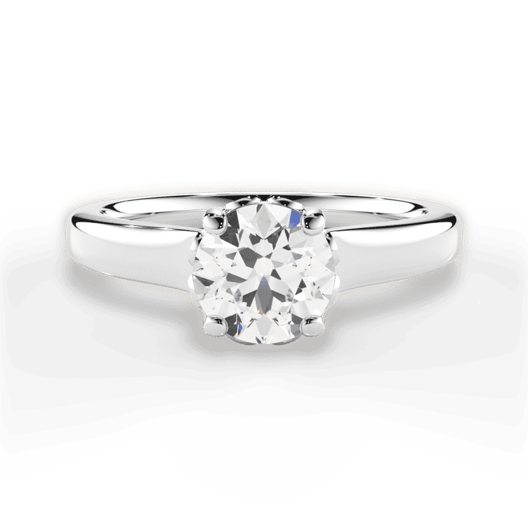 14kt White Gold/18kt White Gold/Platinum/round/top sku 1RZ2465