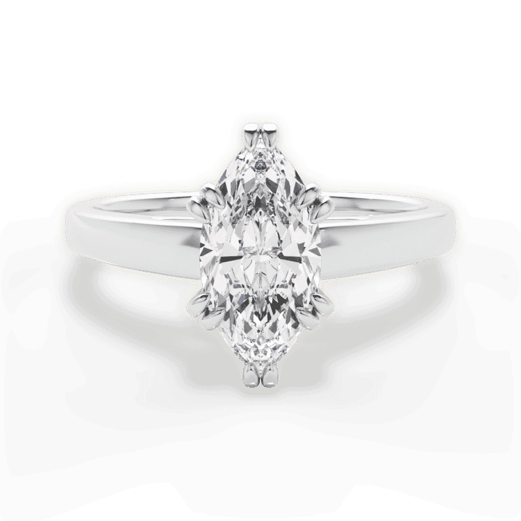 14kt White Gold/18kt White Gold/Platinum/marquise/top sku 1MZ7232
